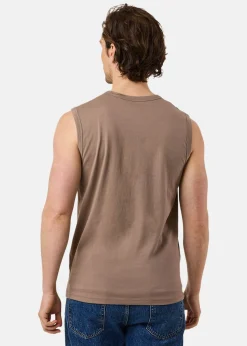 Best Saint Vincent Springfield Sleeveless Tee Dark Khaki