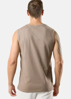 Best Saint Vincent Springfield Sleeveless Tee Dark Khaki