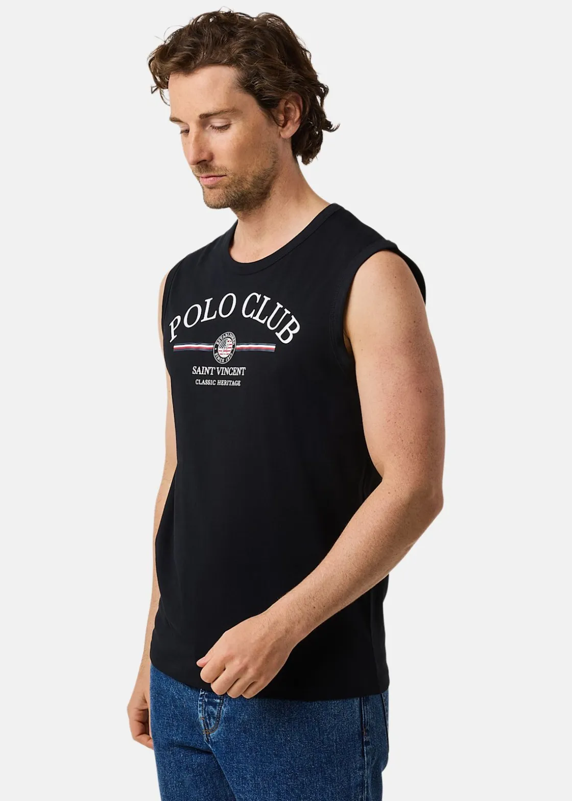 Saint Vincent Springfield Sleeveless Tee Black