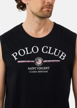 Saint Vincent Springfield Sleeveless Tee Black