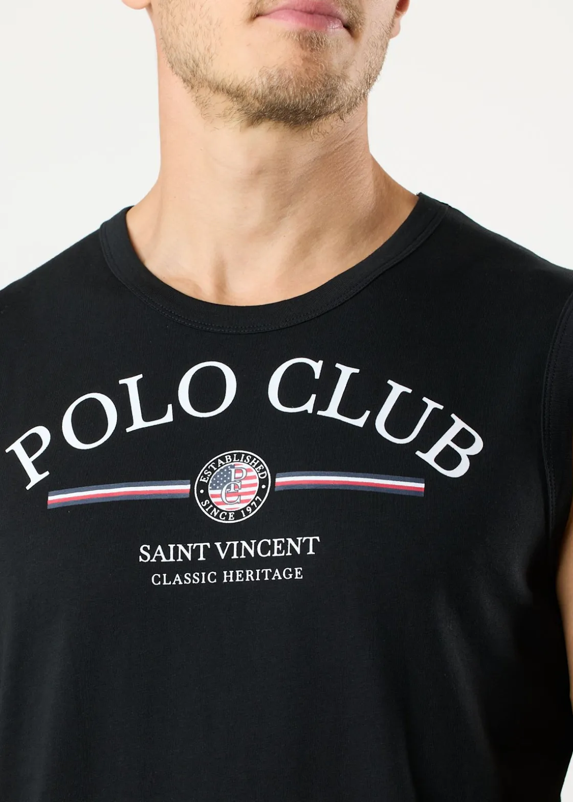 Saint Vincent Springfield Sleeveless Tee Black