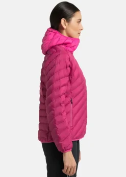 Clearance Haglöfs Särna Mimic Hood Women Deep Pink/Ultra Pink