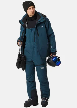 New Swedemount St. Anton Bib Pants Dk. Steel Green/Black