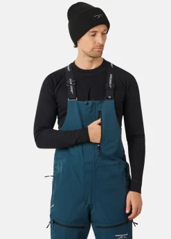 New Swedemount St. Anton Bib Pants Dk. Steel Green/Black
