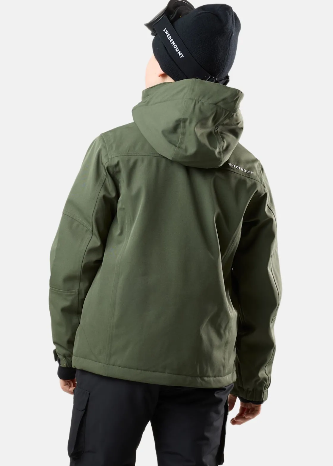 Sale Swedemount St. Anton Jacket JR Dk Olive/Mustard Yellow