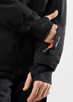 Discount Swedemount St. Anton Jacket JR Black/Orange
