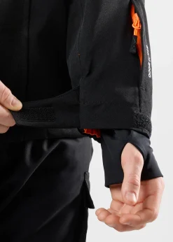 Discount Swedemount St. Anton Jacket JR Black/Orange