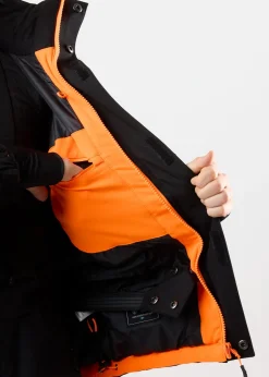 Discount Swedemount St. Anton Jacket JR Black/Orange