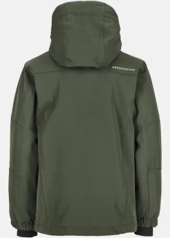 Outlet Swedemount St. Anton Jacket JR Dk. Olive Green/Burned Orange