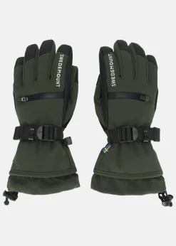 Online Swedemount St. Anton Ski Glove JR Dk. Olive Green