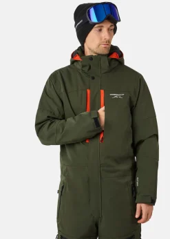 Online Swedemount St. Anton Skisuit Dk. Olive Green/Burned Orange
