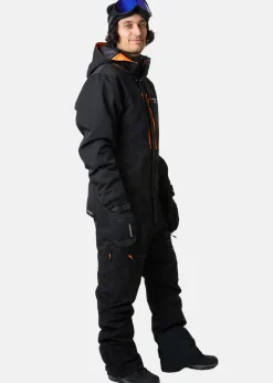 Best Swedemount St. Anton Skisuit Black/Orange