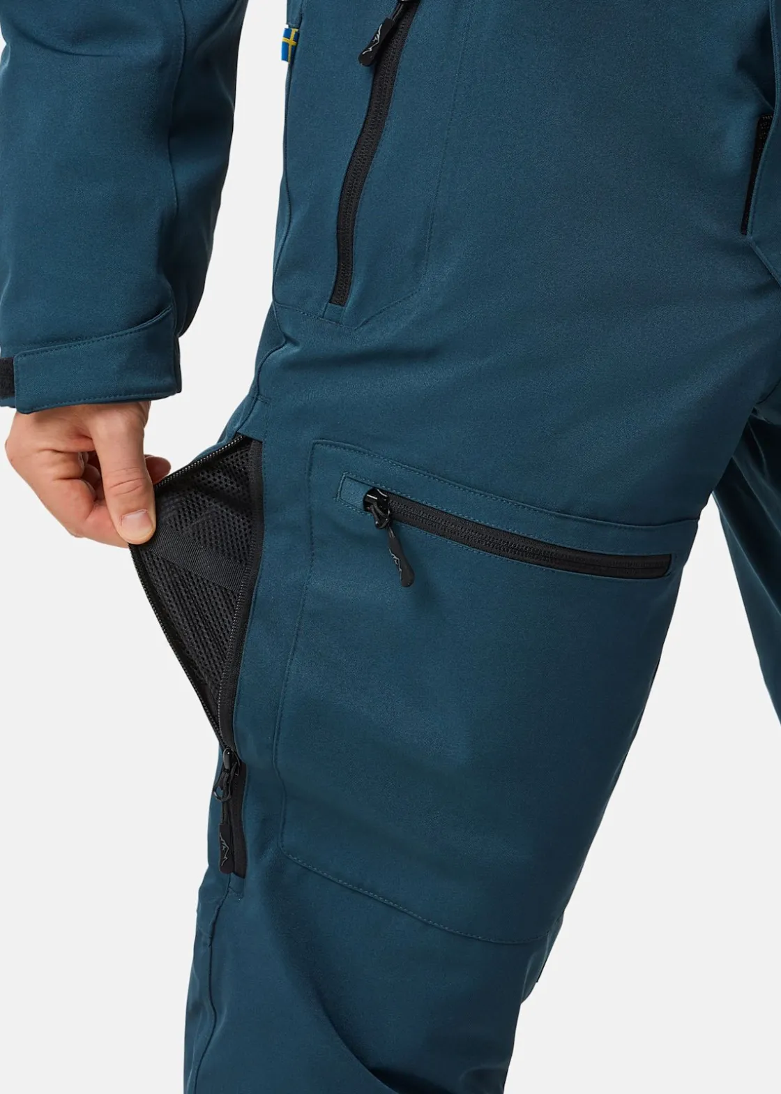 Sale Swedemount St. Anton Skisuit Dk. Steel Green/Black