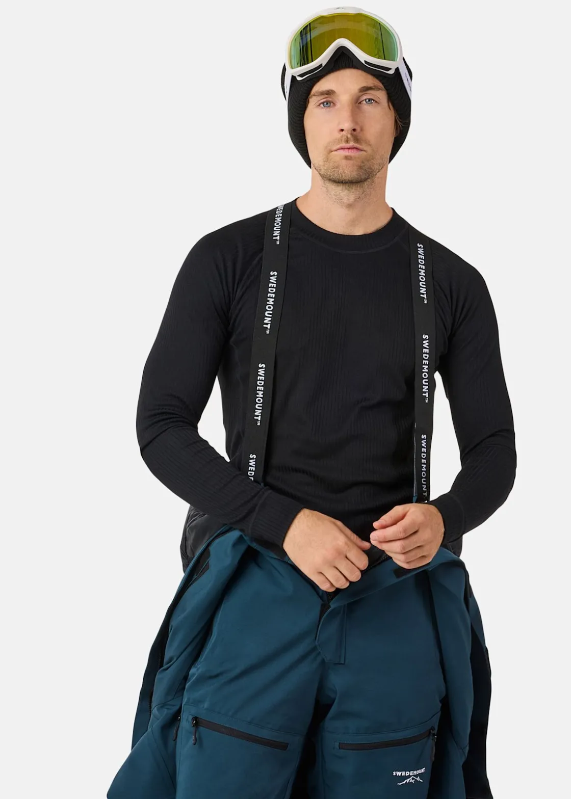 Sale Swedemount St. Anton Skisuit Dk. Steel Green/Black