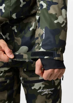 Clearance Swedemount St. Anton Skisuit Green Camouflage/Black