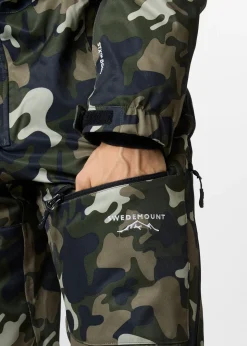 Clearance Swedemount St. Anton Skisuit Green Camouflage/Black