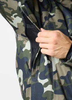 Clearance Swedemount St. Anton Skisuit Green Camouflage/Black