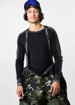 Clearance Swedemount St. Anton Skisuit Green Camouflage/Black