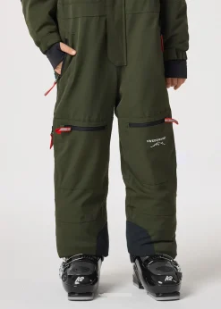 Swedemount St. Anton Skisuit JR Dk. Olive Green/Burned Orange