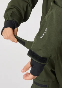 Swedemount St. Anton Skisuit JR Dk. Olive Green/Burned Orange