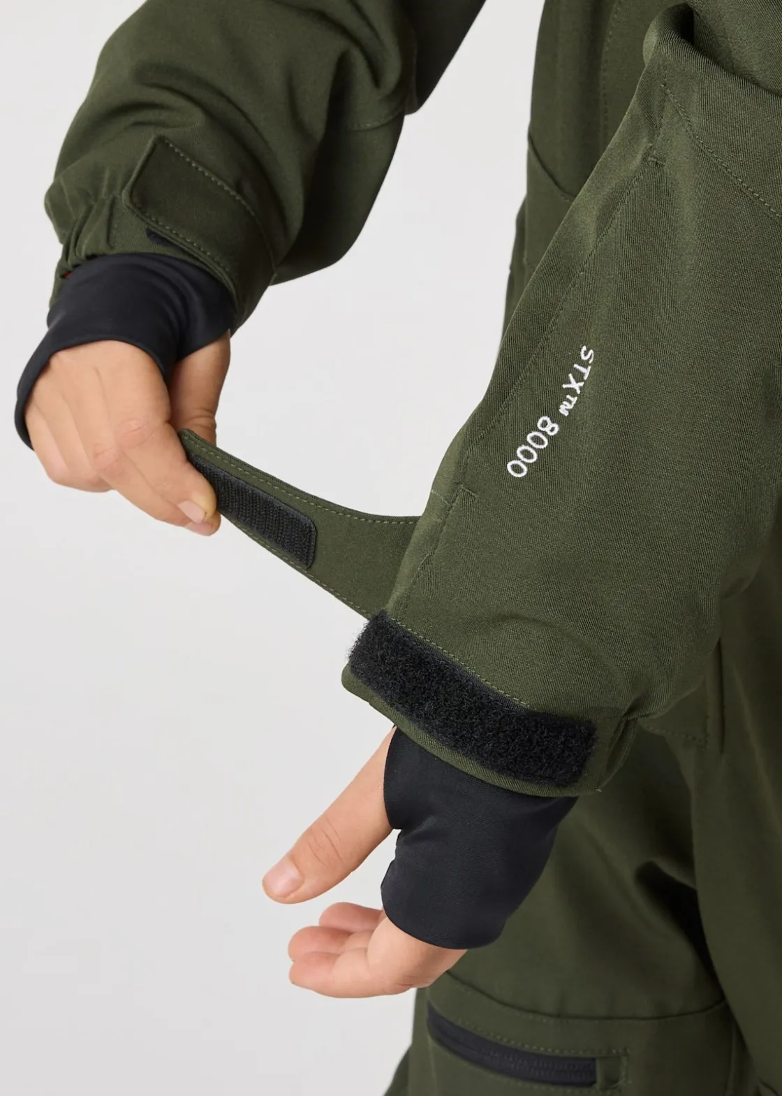 Swedemount St. Anton Skisuit JR Dk. Olive Green/Burned Orange