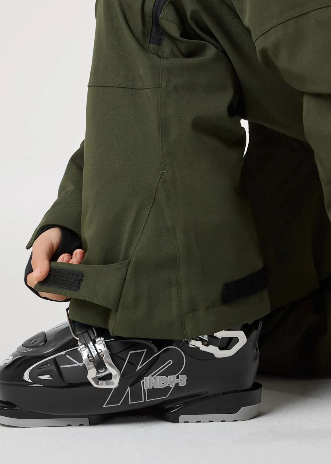 Swedemount St. Anton Skisuit JR Dk. Olive Green/Burned Orange