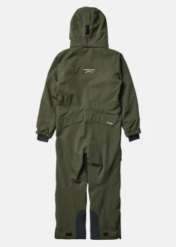 Swedemount St. Anton Skisuit JR Dk. Olive Green/Burned Orange