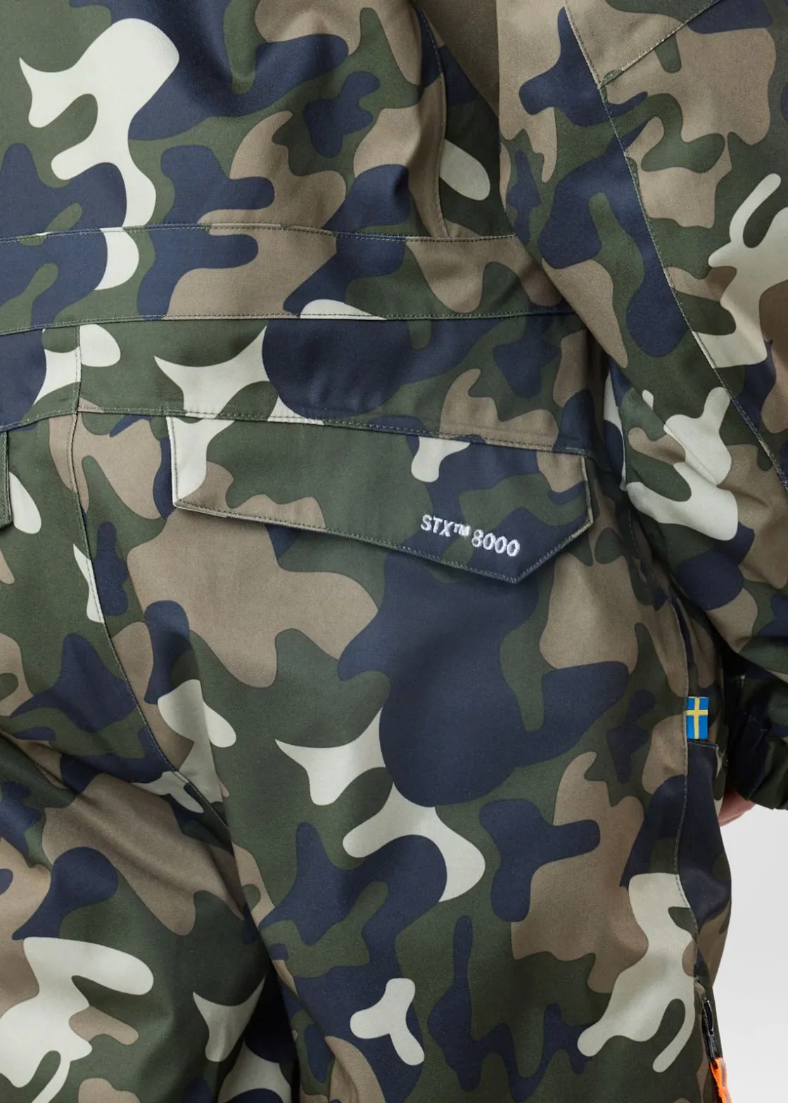 New Swedemount St. Anton Skisuit JR Green Camouflage/Black