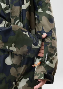 New Swedemount St. Anton Skisuit JR Green Camouflage/Black