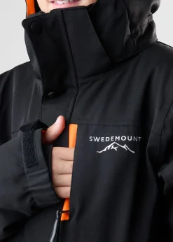 Clearance Swedemount St. Anton Skisuit JR Black/Orange