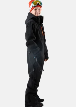 Clearance Swedemount St. Anton Skisuit JR Black/Orange