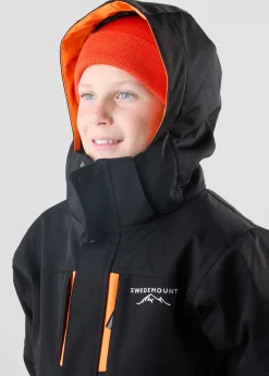 Clearance Swedemount St. Anton Skisuit JR Black/Orange