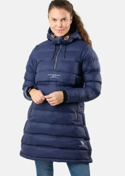 Outlet Swedemount Östersund Down Anorak Long W Dk. Navy/Dk. Navy