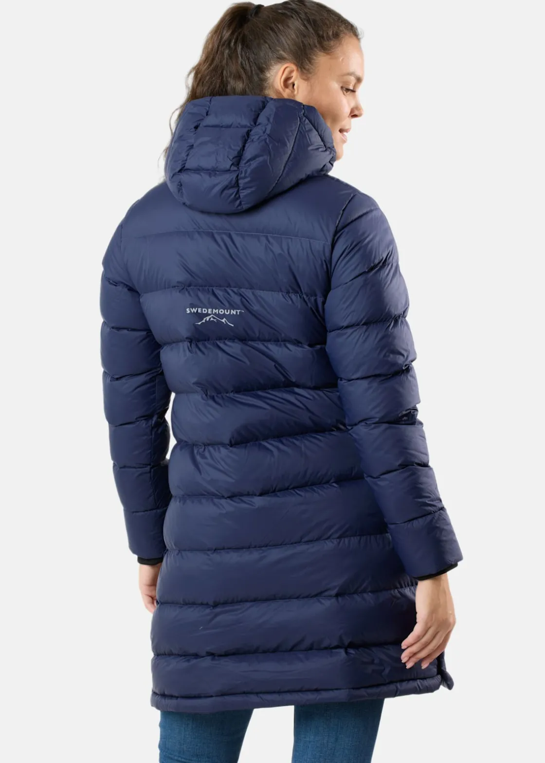 Outlet Swedemount Östersund Down Anorak Long W Dk. Navy/Dk. Navy