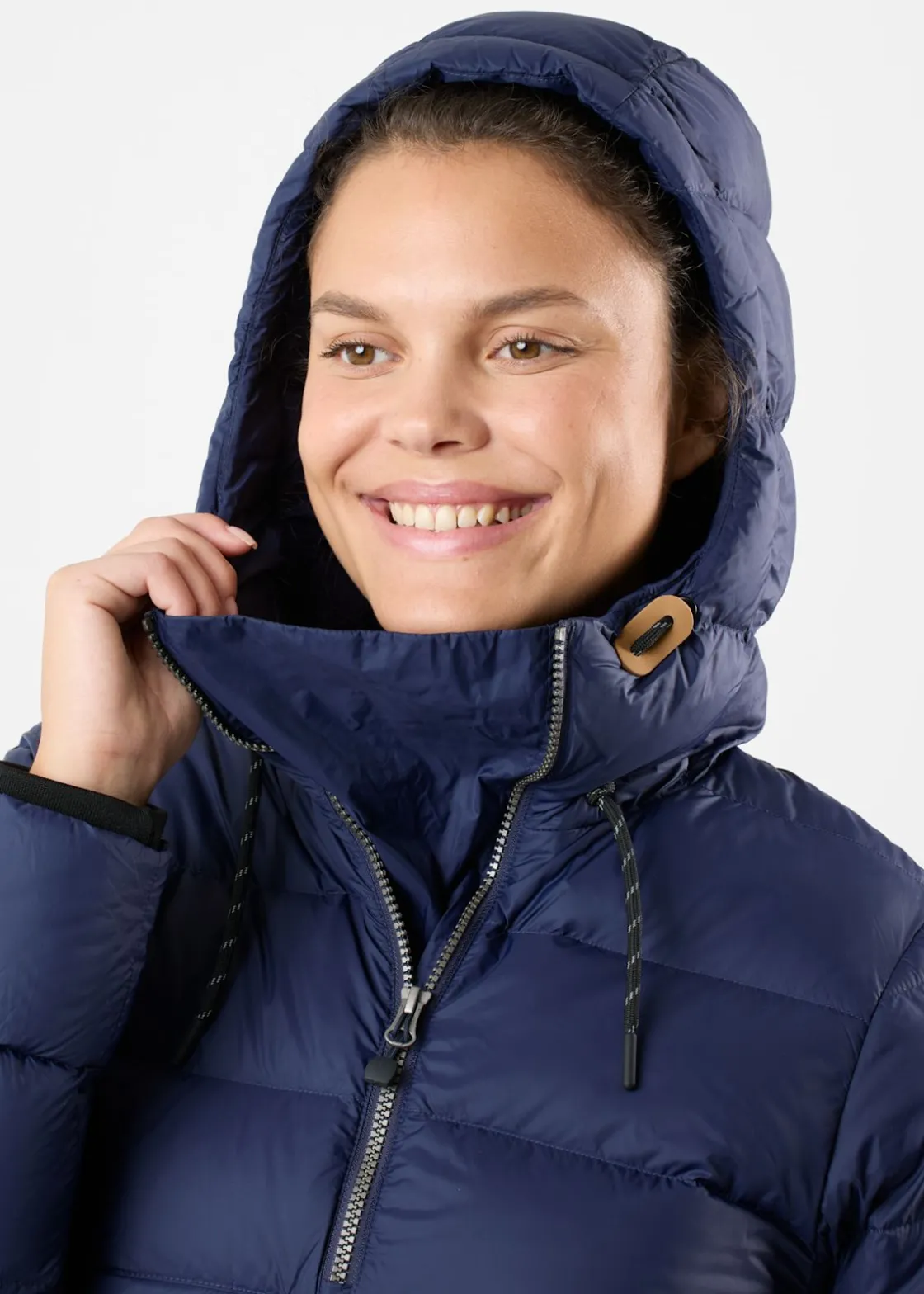 Outlet Swedemount Östersund Down Anorak Long W Dk. Navy/Dk. Navy