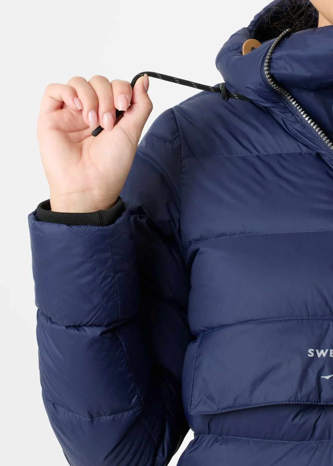 Outlet Swedemount Östersund Down Anorak Long W Dk. Navy/Dk. Navy