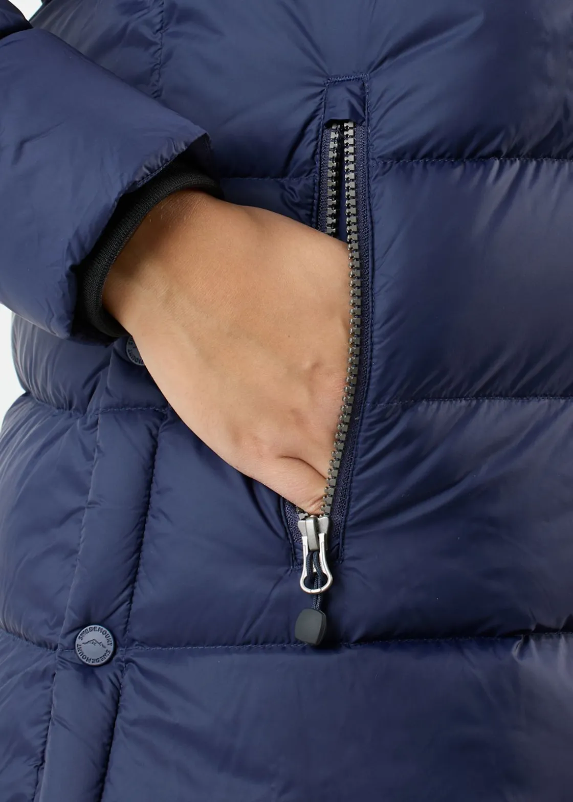 Outlet Swedemount Östersund Down Anorak Long W Dk. Navy/Dk. Navy