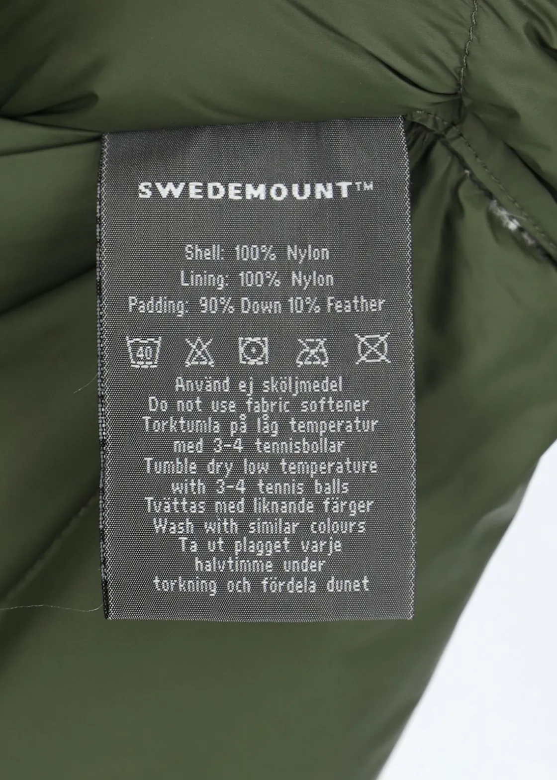 New Swedemount Östersund Down Jacket 2.0 Black/Olive