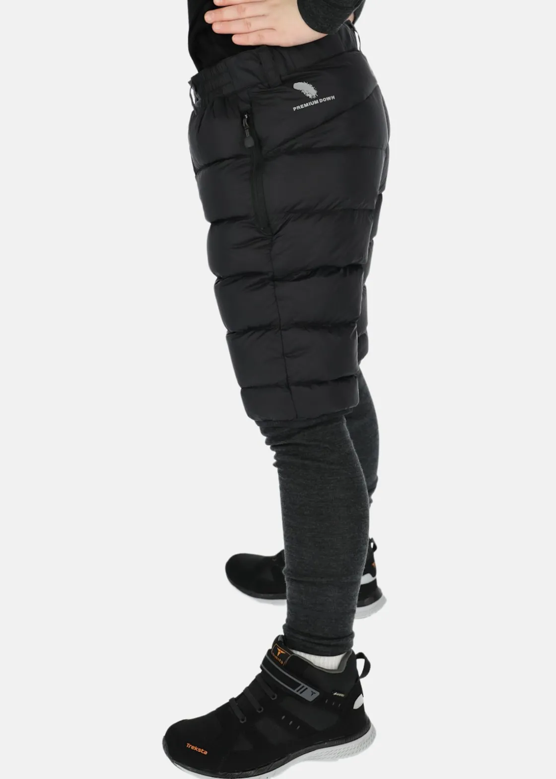 Swedemount Östersund Down Shorts JR Black/Carbon Black