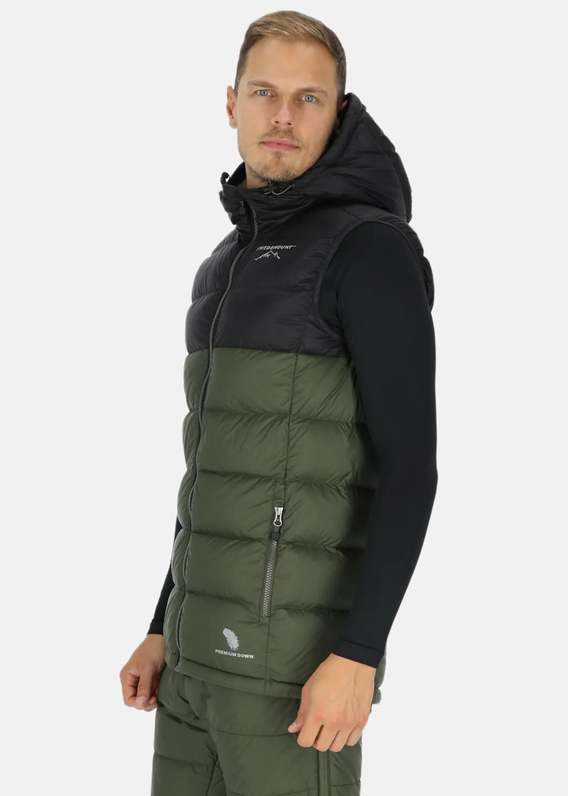 Swedemount Östersund Down Vest Black/Olive