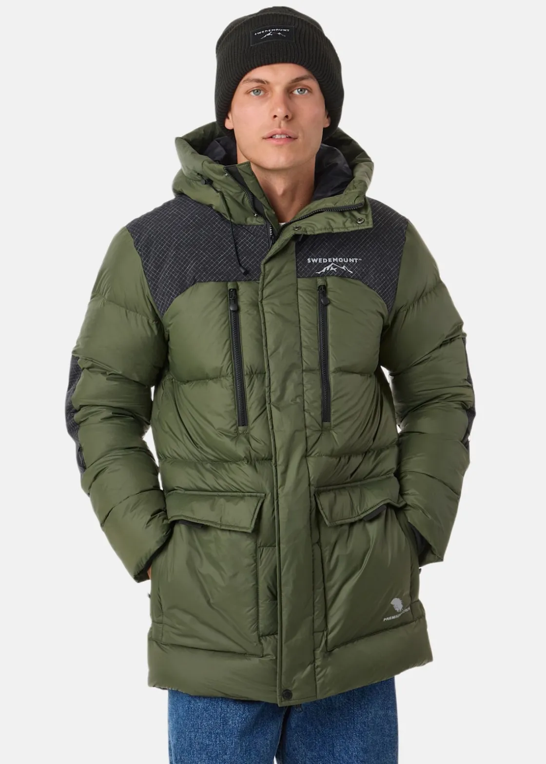 Clearance Swedemount Östersund Expedition Down Parka Green