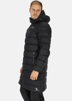 New Swedemount Östersund Long Down Coat Black/Carbon Black