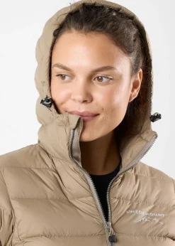 Sale Swedemount Östersund Long Down Coat W Cappuccino/Cappuccino