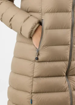 Sale Swedemount Östersund Long Down Coat W Cappuccino/Cappuccino