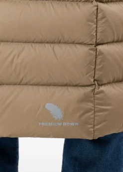 Sale Swedemount Östersund Long Down Coat W Cappuccino/Cappuccino