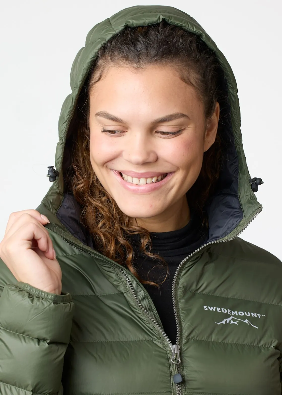 Best Swedemount Östersund Long Down Coat W Olive/Black