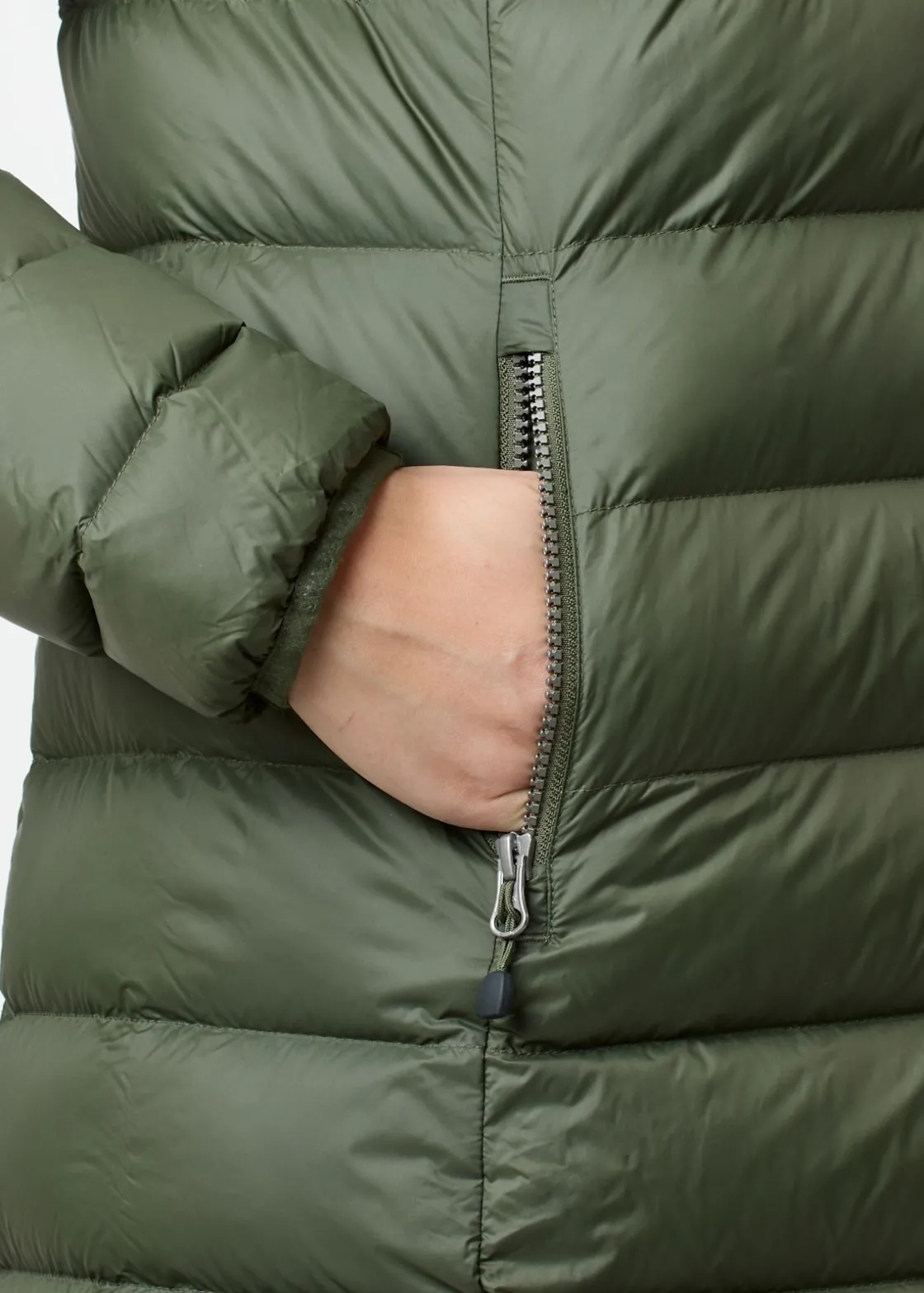 Best Swedemount Östersund Long Down Coat W Olive/Black