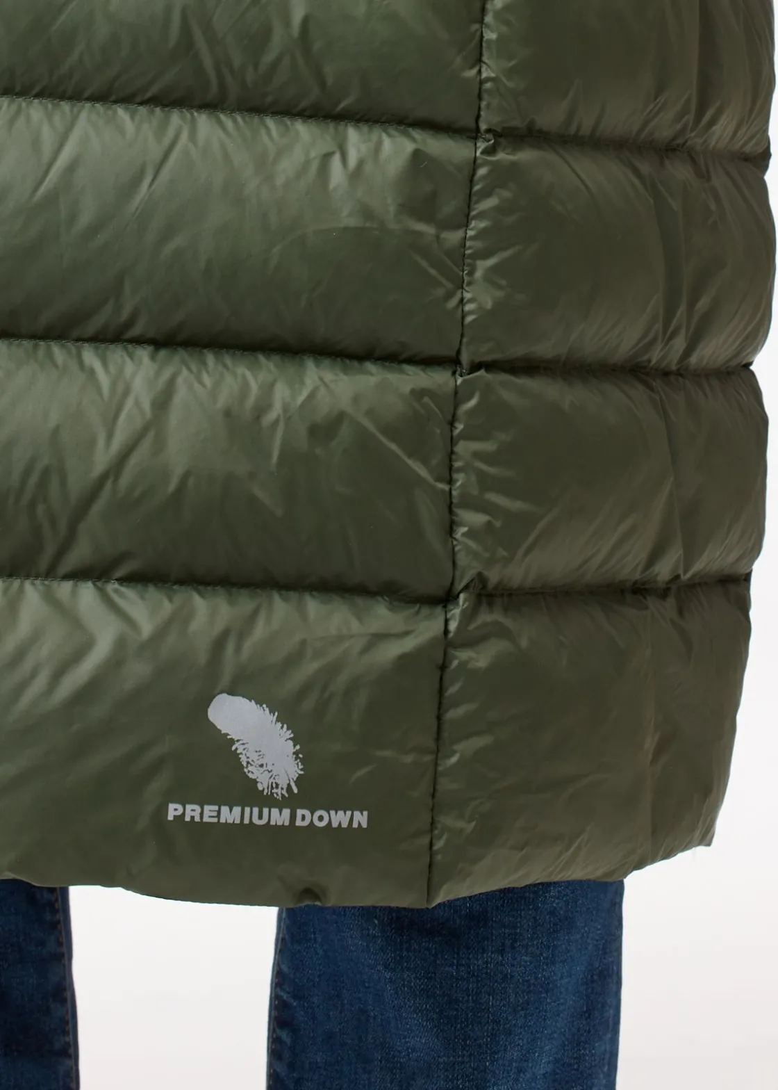 Best Swedemount Östersund Long Down Coat W Olive/Black