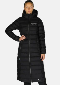 Outlet Swedemount Östersund Long Down Coat W Black/Carbon Black