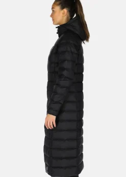 Outlet Swedemount Östersund Long Down Coat W Black/Carbon Black
